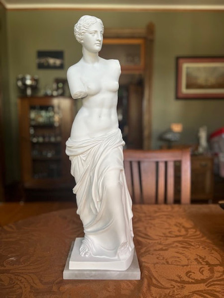 Venus De Milo Sculpture 25" High